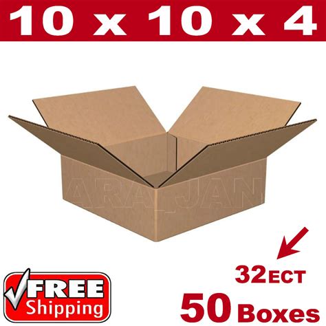 10x10x4 shipping boxes